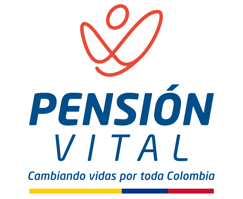 LOGOTIPO PENSION VITAL - CAMBIANDO VIDAS POR TODA COLOMBIA-